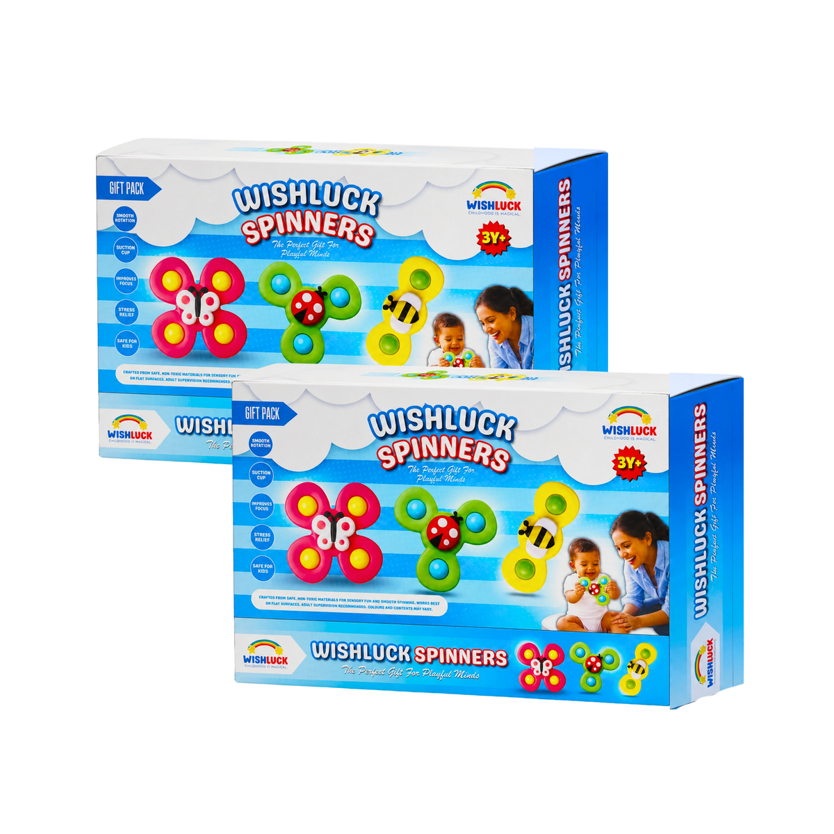 Suction Spinner Toys for Babies & Toddlers.