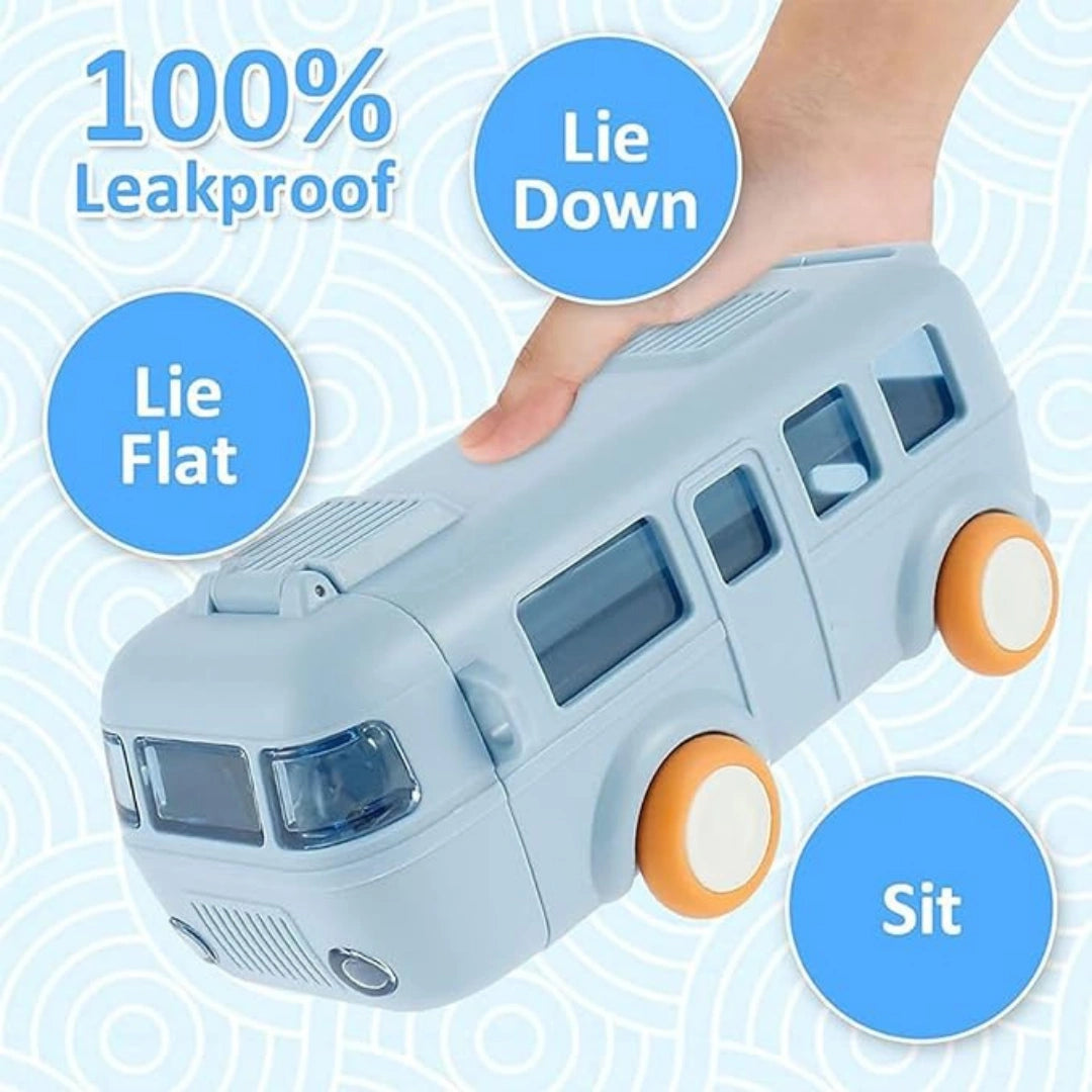 Bus Shape Hanging Water Bottle With Strap