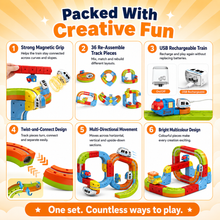 DIY Magnetic Train Building Blocks
