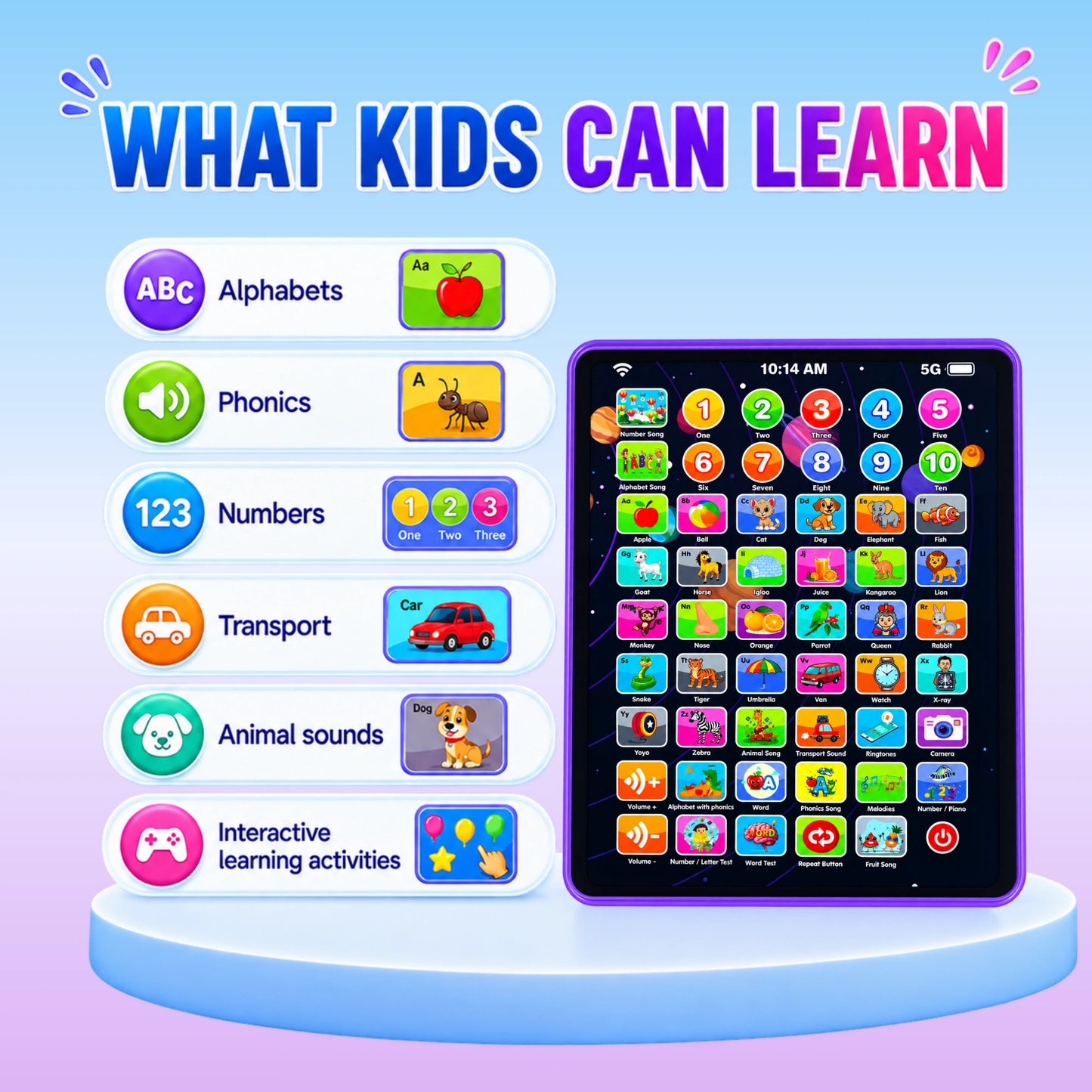 Kids Tablet Toy for Learning