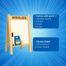Wooden Whiteboard Double-Sided Easel Board