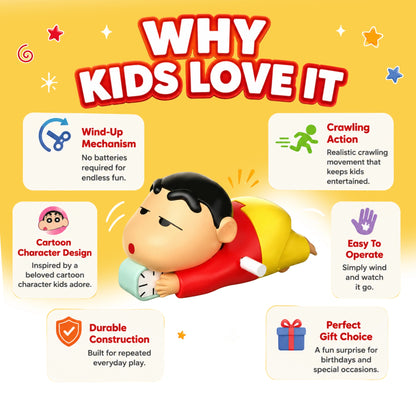 Crawling Shinchan Action Figure