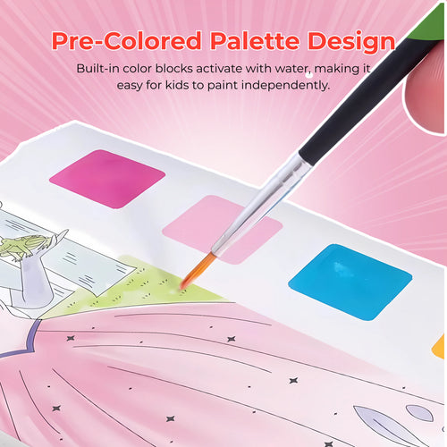 Wishluck's Water Color Painting Book ( pack of 2 )