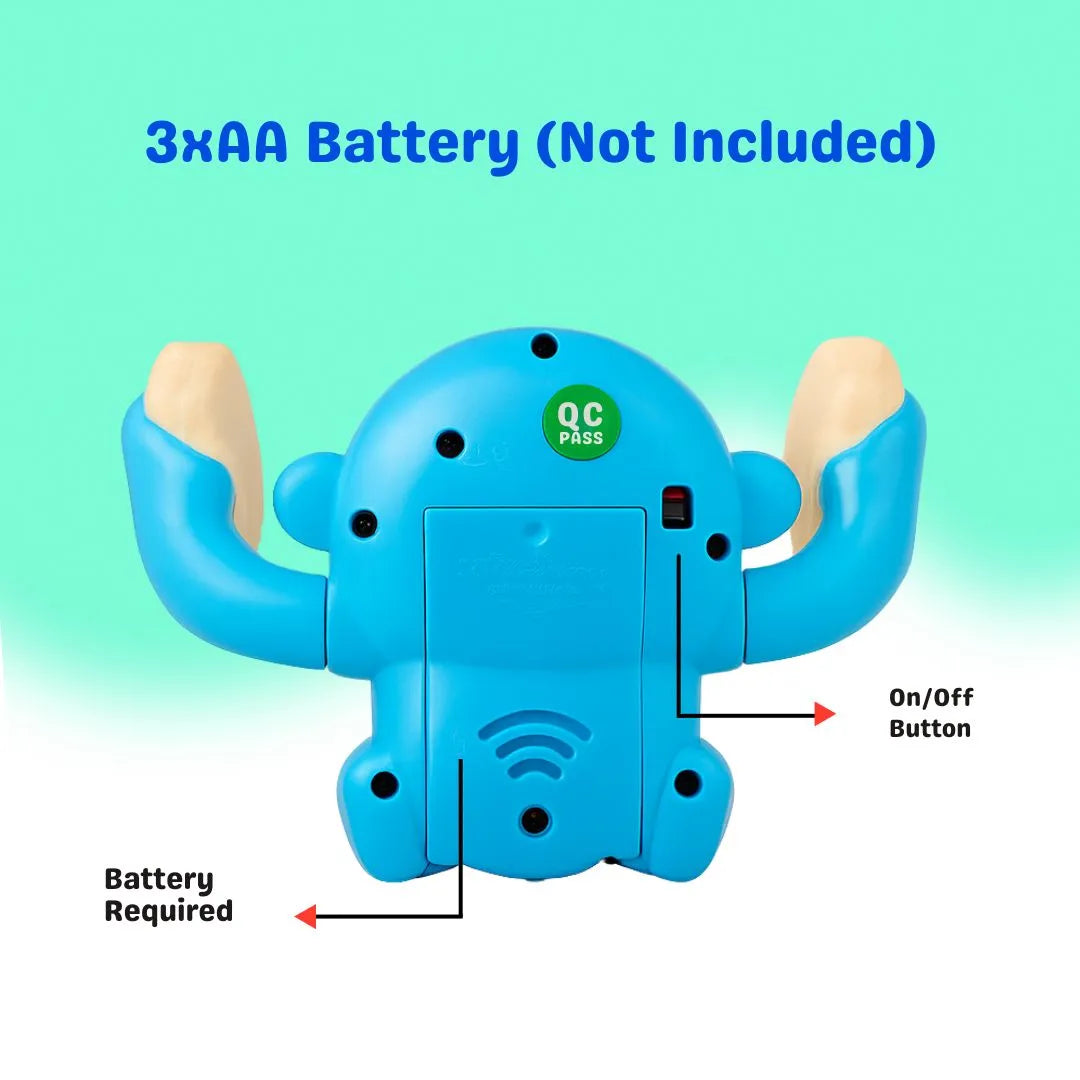Tumbling Monkey Electric Musical Battery Operated Toys with Light and Music for Kids