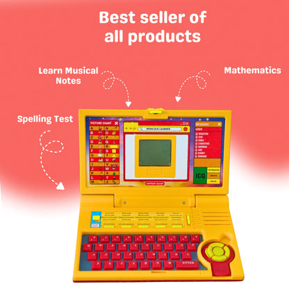 Kids Educational Laptop Toy | Learning Toys by Wishluck