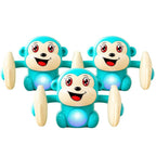 Tumbling Monkey Electric Musical Battery Operated Toys with Light and Music for Kids