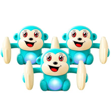 Tumbling Monkey Electric Musical Battery Operated Toys with Light and Music for Kids