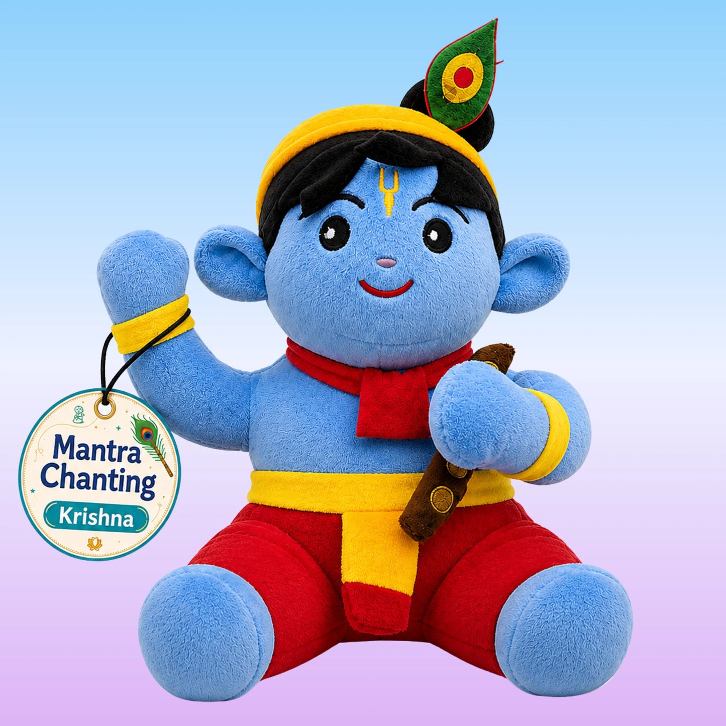 Little Krishna Soft Toy with Chanting Sound | Divine Baby Gopal Plush