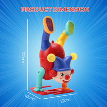 Wishluck's Upside Down Musical  Clown Handstand Walking Joker Toy