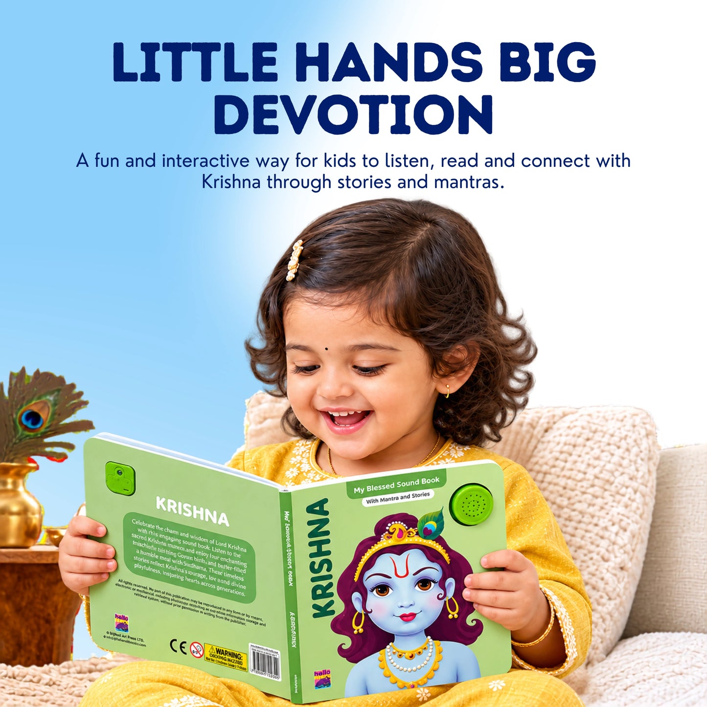 Krishna Mantra & Story Sound Book for Kids
