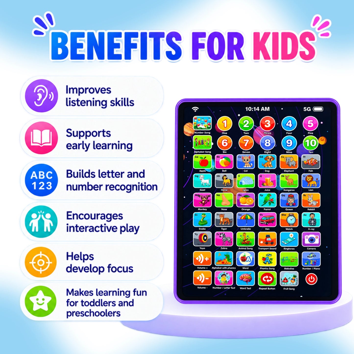 Kids Tablet Toy for Learning