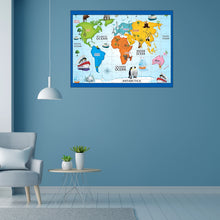 Wishluck Continents & Oceans Map Puzzle Kit