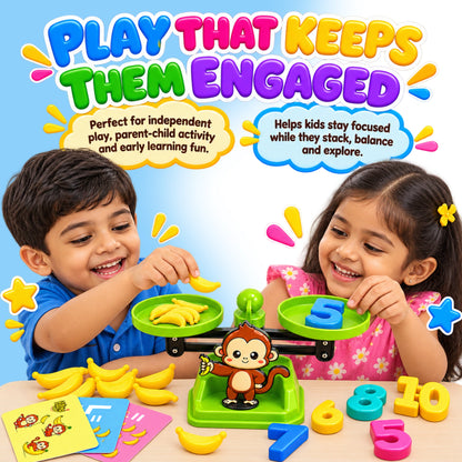 Monkey Balance Educational Math Game