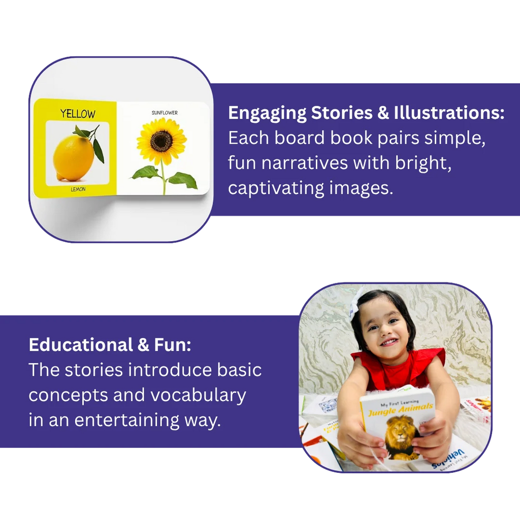 LKG Class Picture Book Box Set Of 10 Board Books