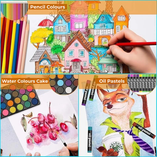 Drawing Kit Pen Artist 145 Pcs Color Set
