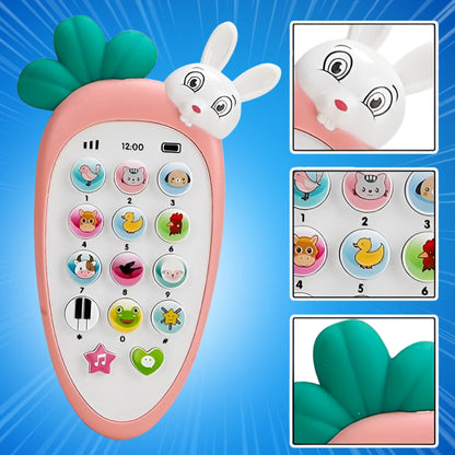 3-in-1 LEARNING BUNDLE : Interactive Kids Phone, Rabbit Kids Phone and Wishluck Tote Bag( Free )!