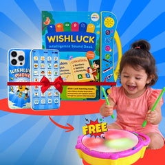 💥 3 in 1 LEARNING BUNDLE : Interactive Kids Phone, E-Book and Flash drum( Free )! 💥