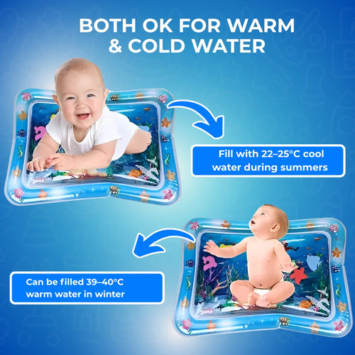 Water Play Mat For Babies | Tummy Time Play Mat