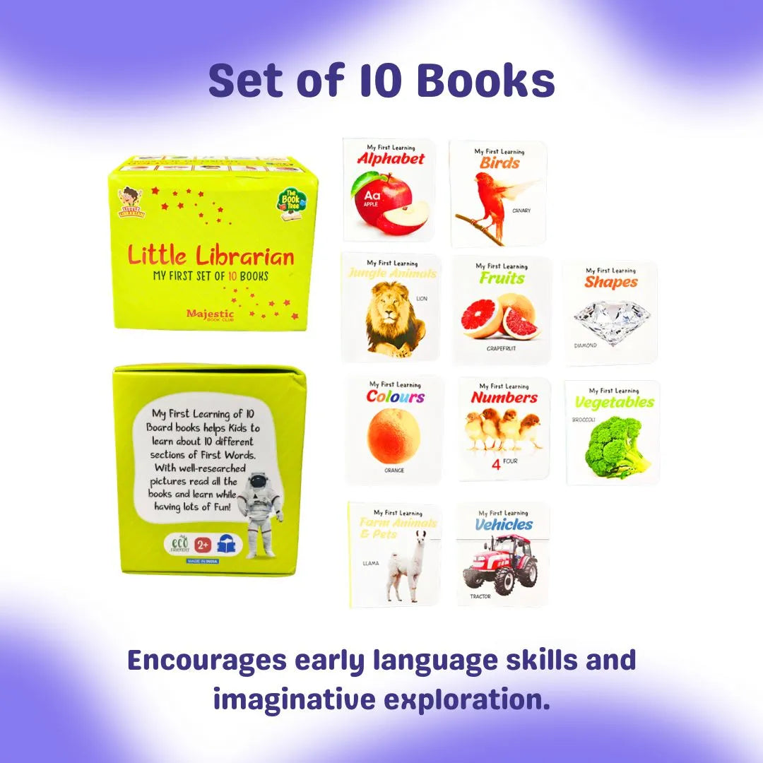 LKG Class Picture Book Box Set Of 10 Board Books