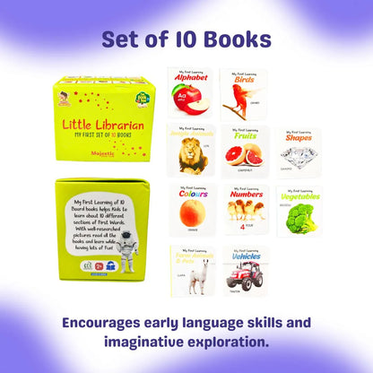 LKG Class Picture Book Box Set Of 10 Board Books