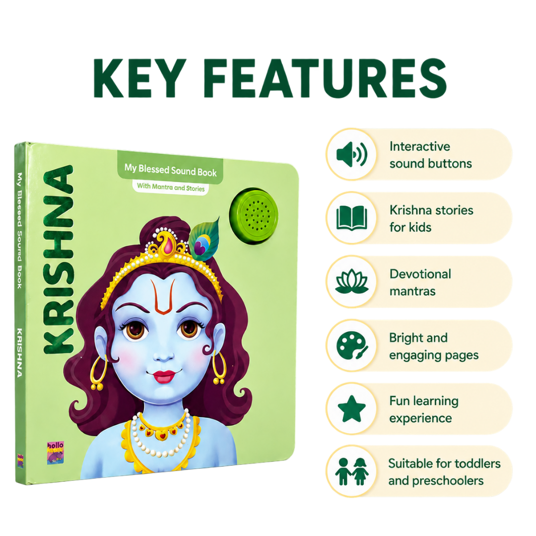 Krishna Mantra & Story Sound Book for Kids