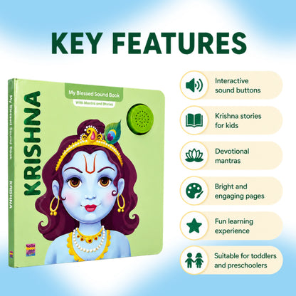 Krishna Mantra & Story Sound Book for Kids