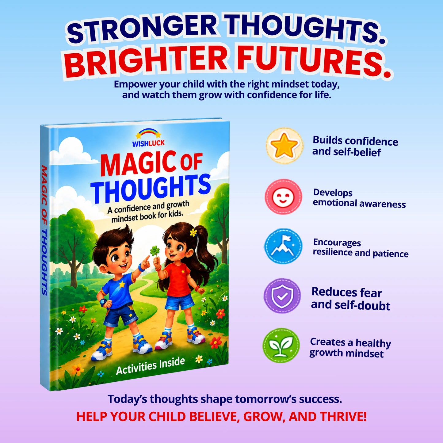 Wishluck Magic of Thoughts – Positive Thinking Book