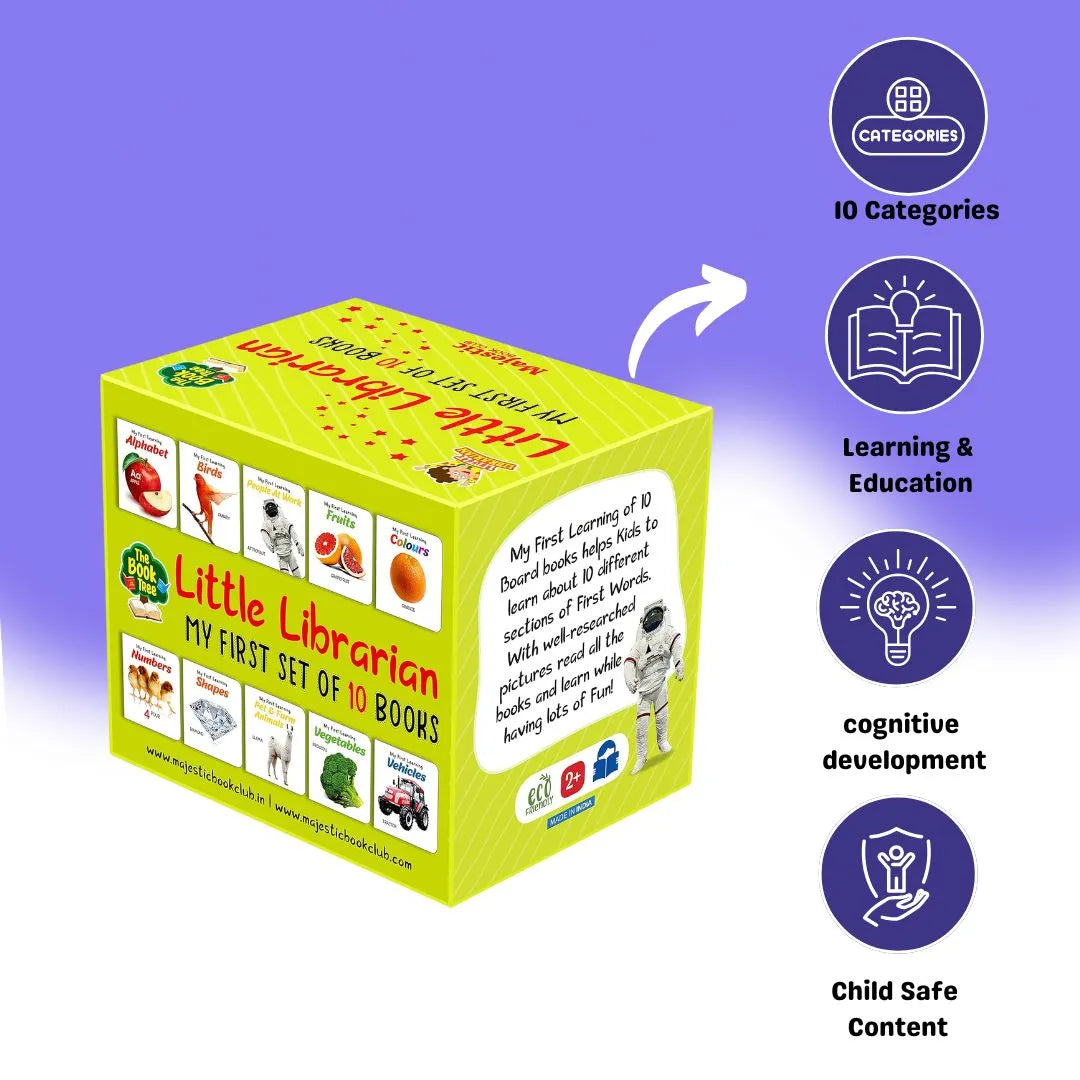 LKG Class Picture Book Box Set Of 10 Board Books