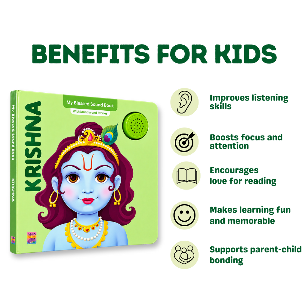 Krishna Mantra & Story Sound Book for Kids