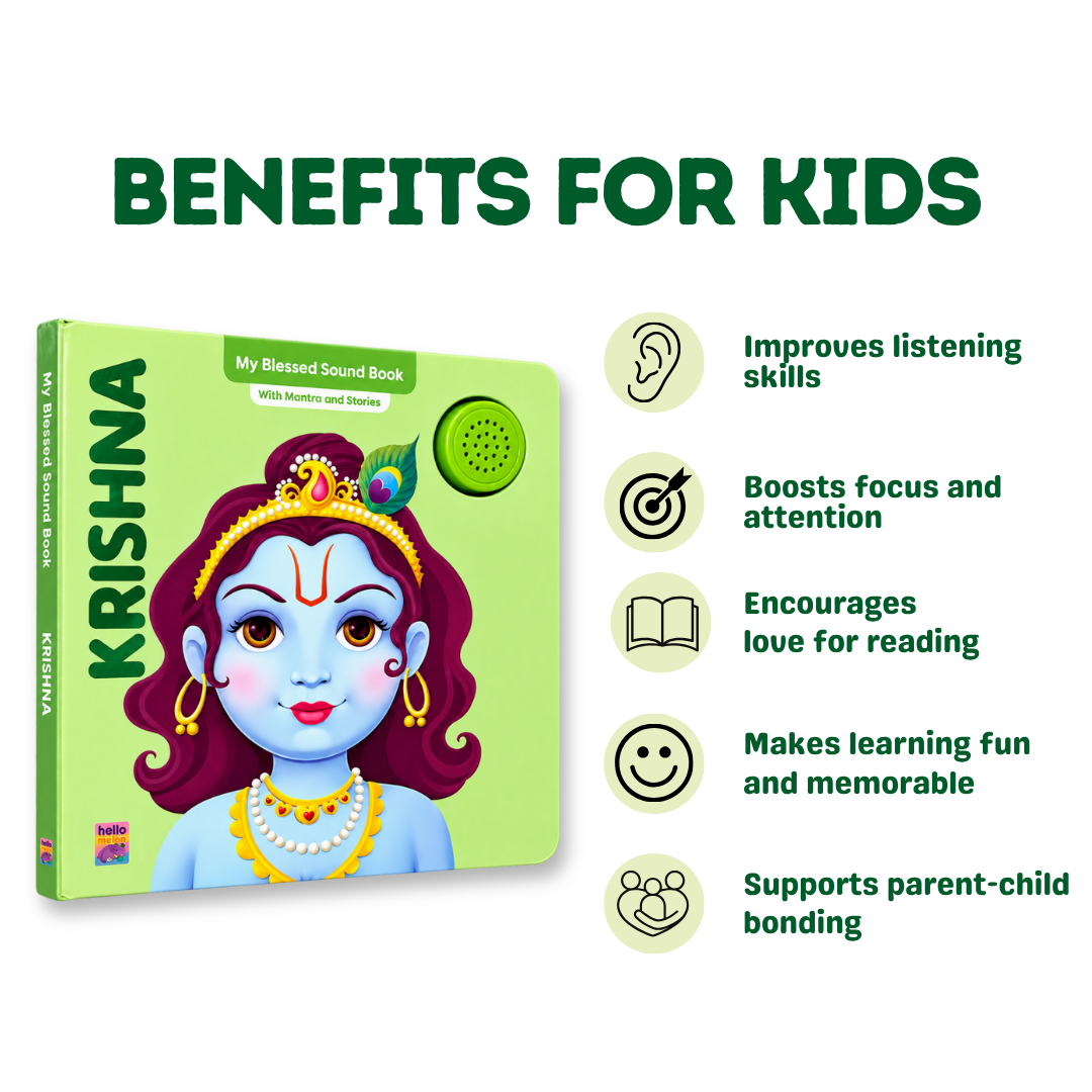 Krishna Mantra & Story Sound Book for Kids