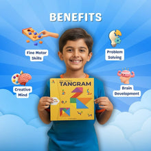 Tangram Brain Booster Puzzle for Kids  - Magnetic Puzzle for Kids