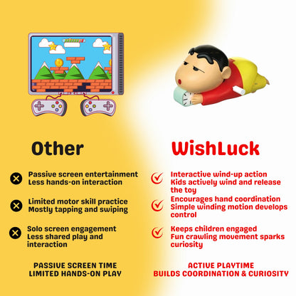 Crawling Shinchan Action Figure
