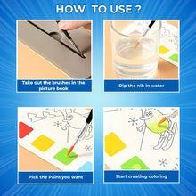 Wishluck's Set of 3 Compact Drawing Books with 6-Color Strip