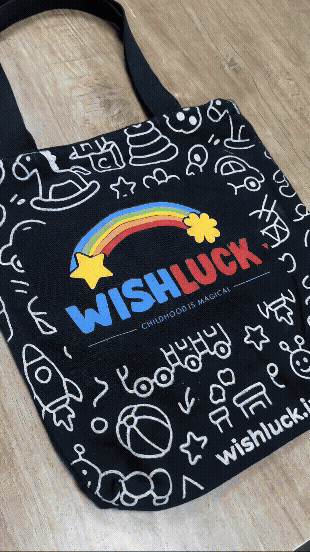 WishLuck Magical Tote Bag for Kids | Child Freindly