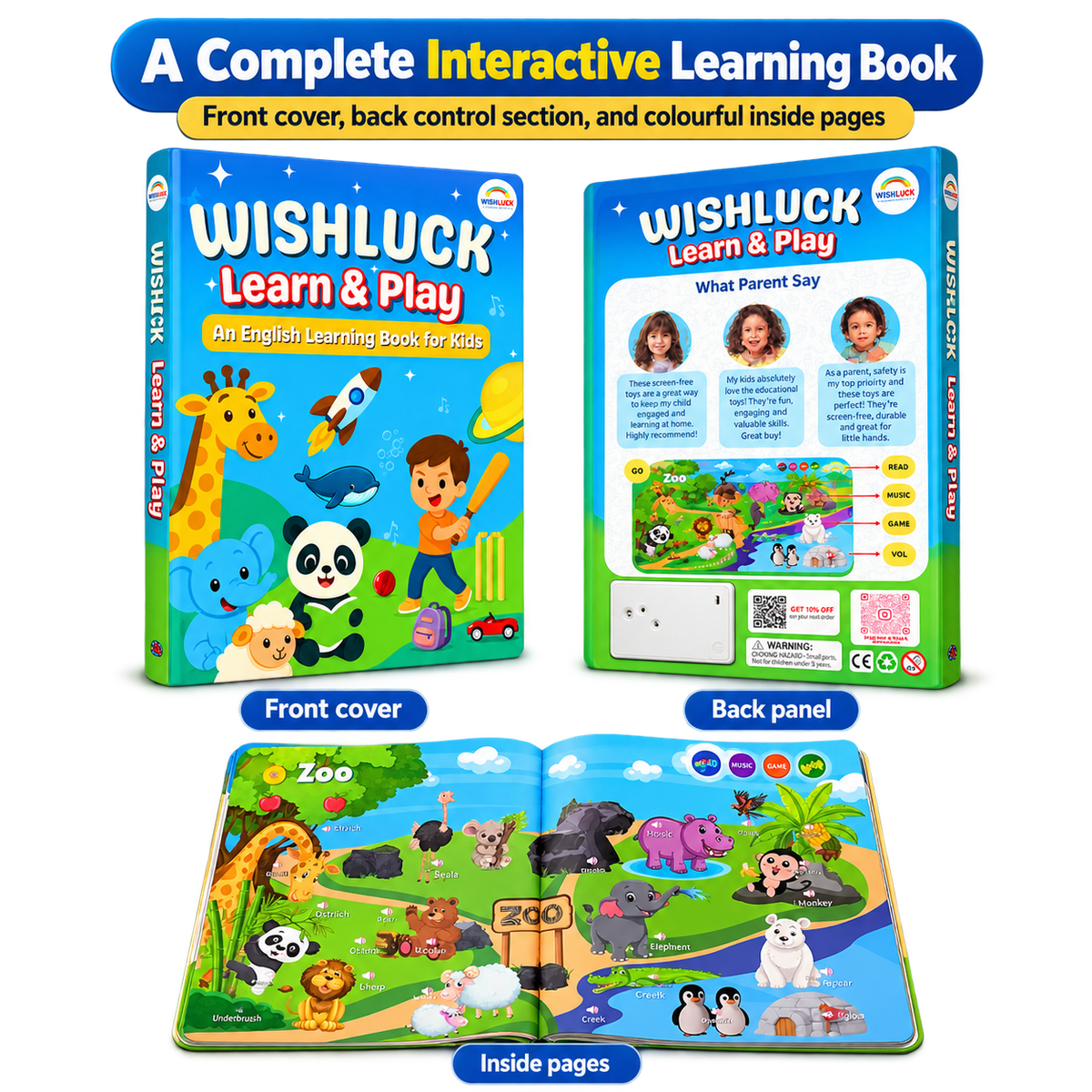 Learn & Play Interactive Sound Book!