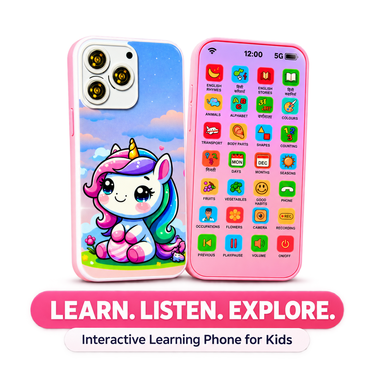 Kids Interactive Learning Phone