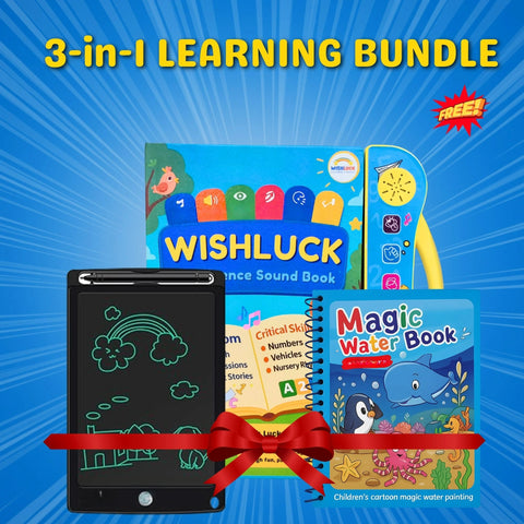 💥 3 in 1 LEARNING BUNDLE : LCD Writing Tablet, Learning E Book and Water Magic Book ( Free )! 💥