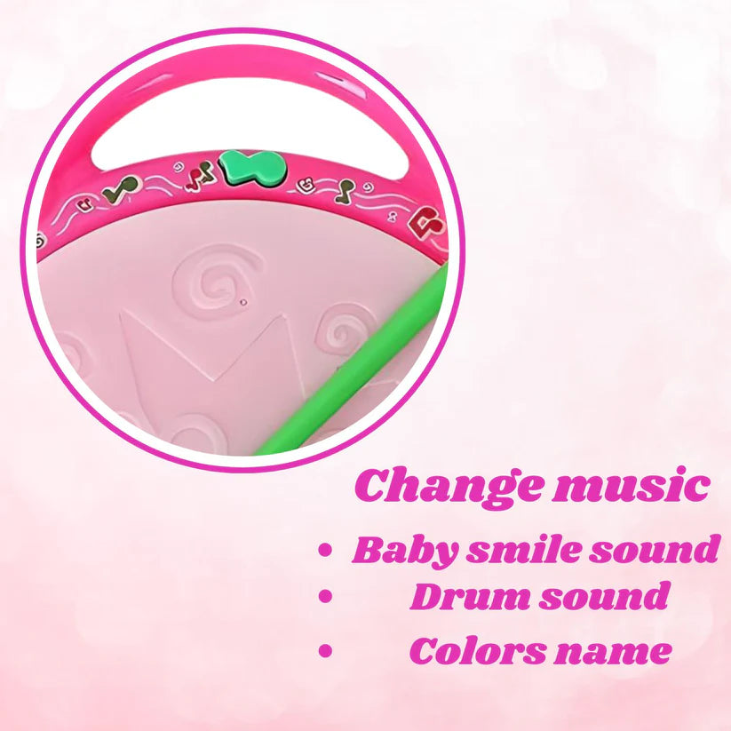 Flash Drum with Multicolor 3D Lights