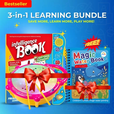 💥 3-in-1 LEARNING BUNDLE : Flash Drum, Learning E-Book and Water Magic Book ( Free )! 💥