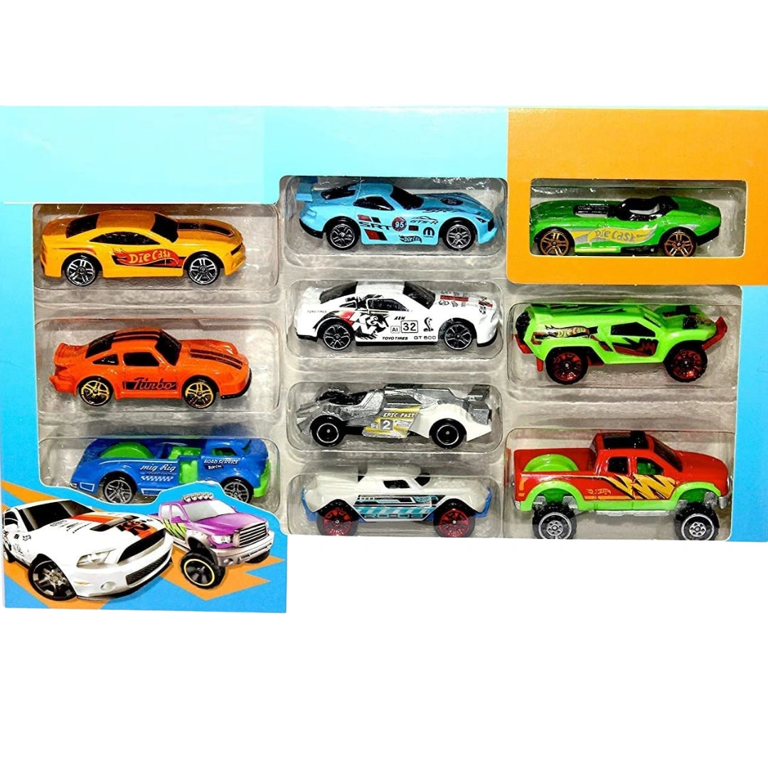 Buy Die Cast Metal Car Toy Set Durable Miniature Cars Wishluck WishLuck