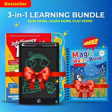💥 3 in 1 LEARNING BUNDLE : LCD Writing Tablet, Learning E Book and Water Magic Book ( Free )! 💥
