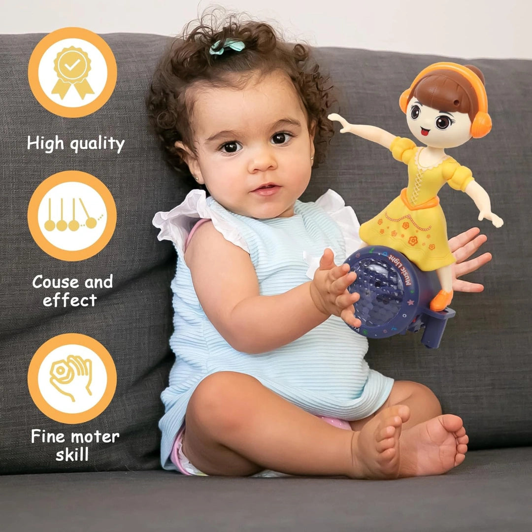 360 Degree Pretty Princess Doll with Party Music Lights