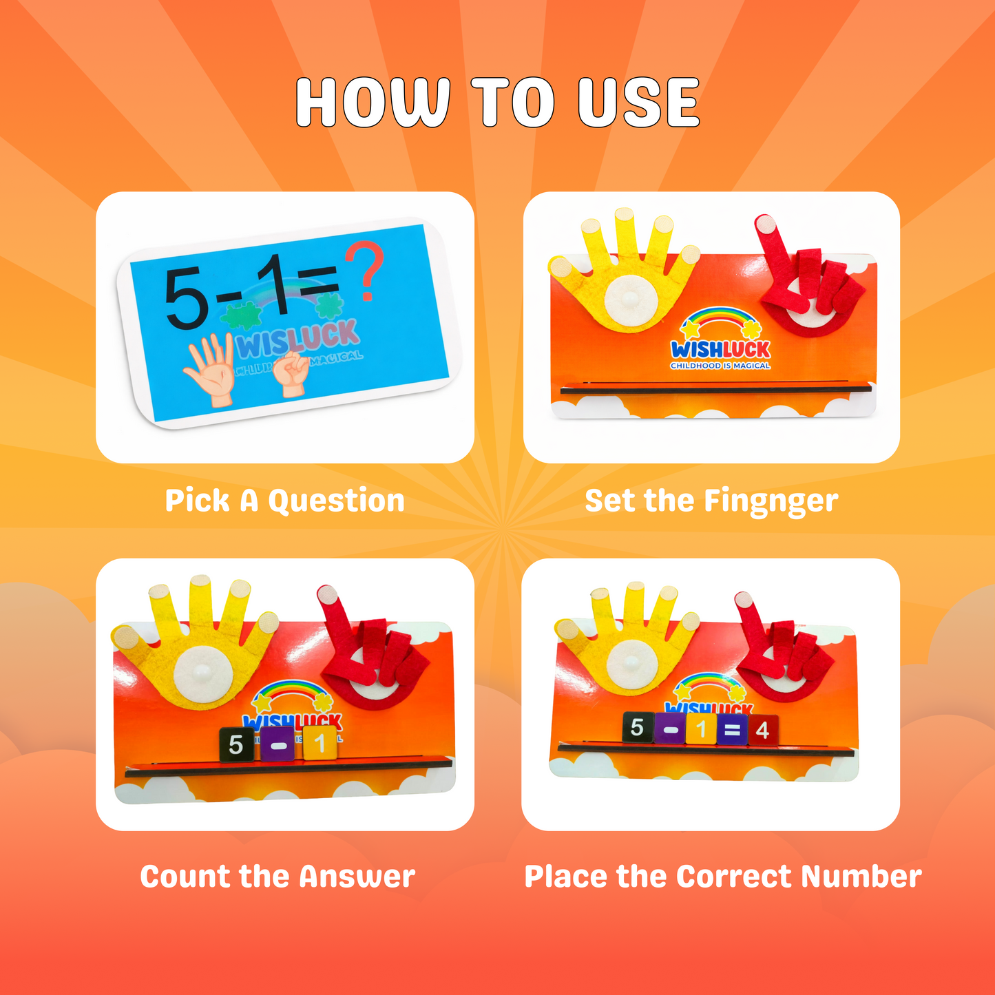 Maths Hand Counting Toy for Kids | Learn Numbers