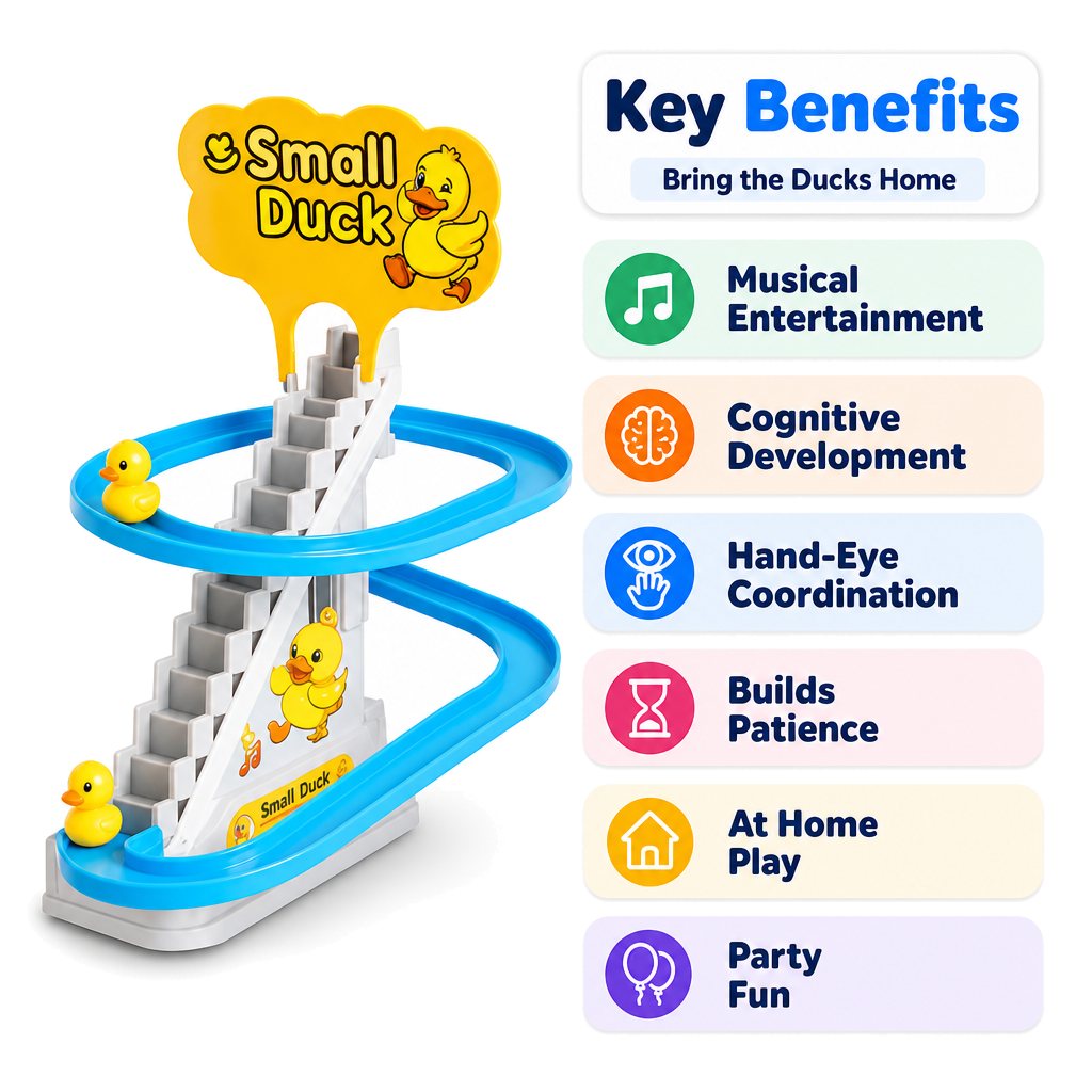QuackTrail Musical 3 Pieces Duck Stairway Fun