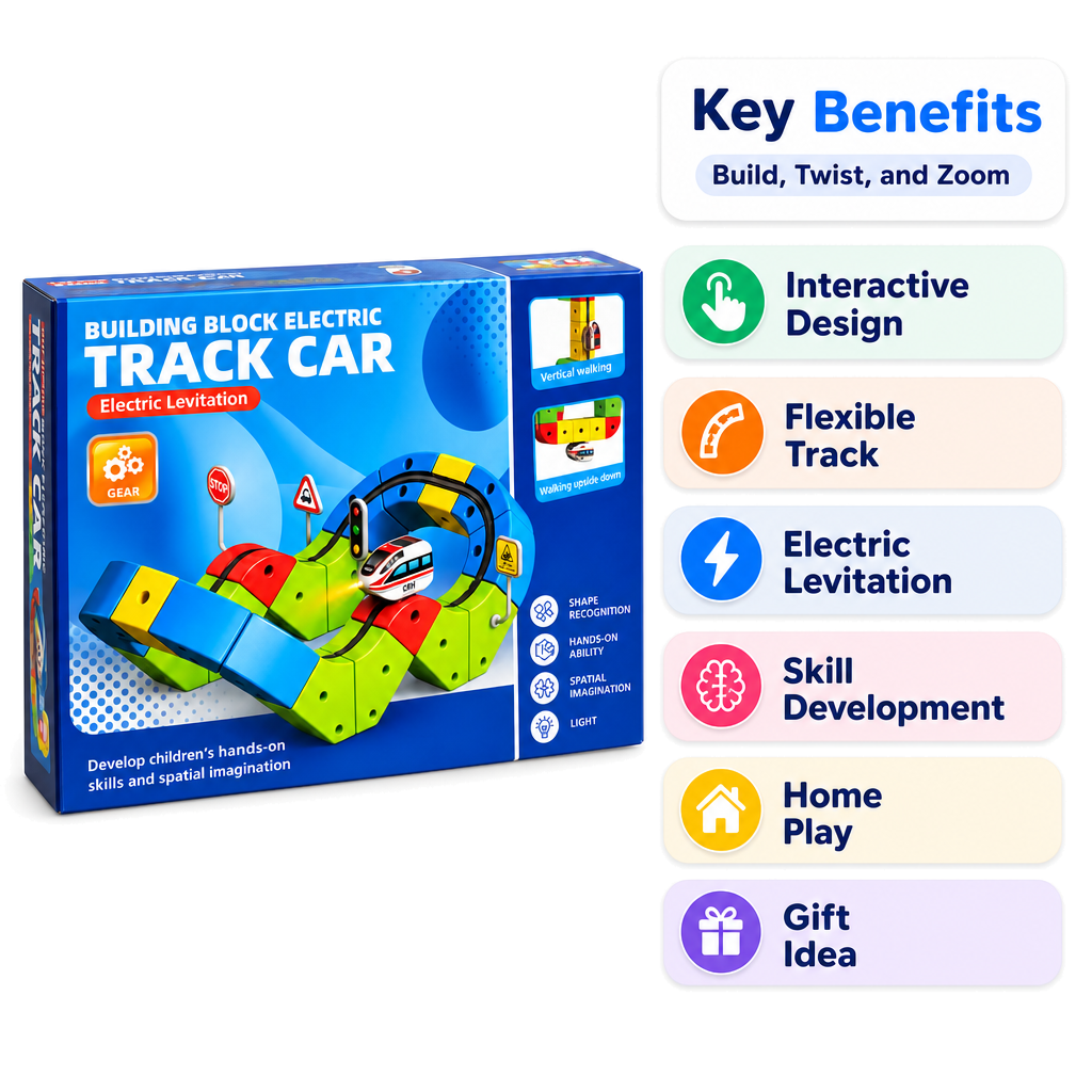 Twist Track Bullet Train Builder
