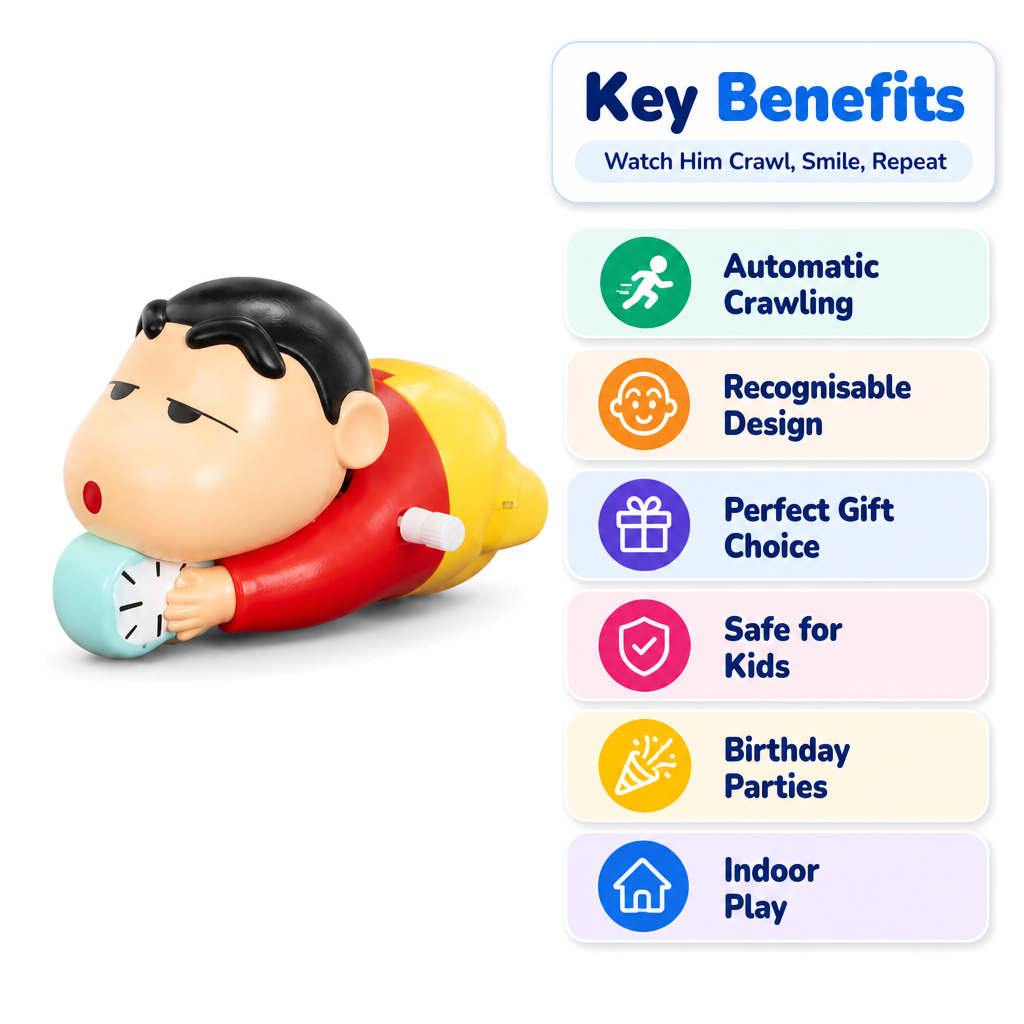 Crawling Shinchan Action Figure