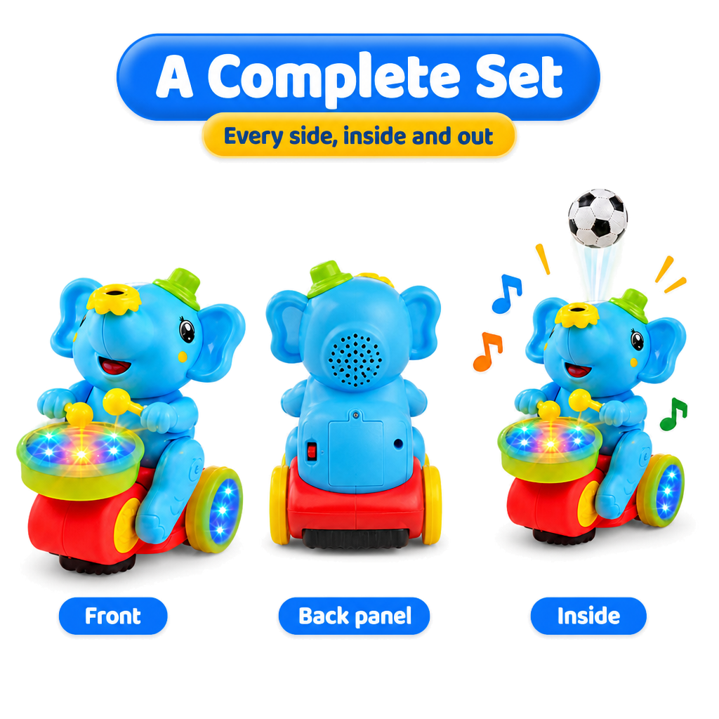 Elephant Musician Toy
