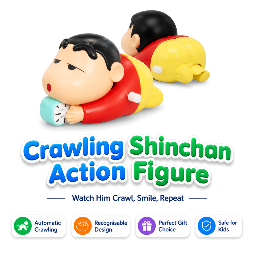 Crawling Shinchan Action Figure