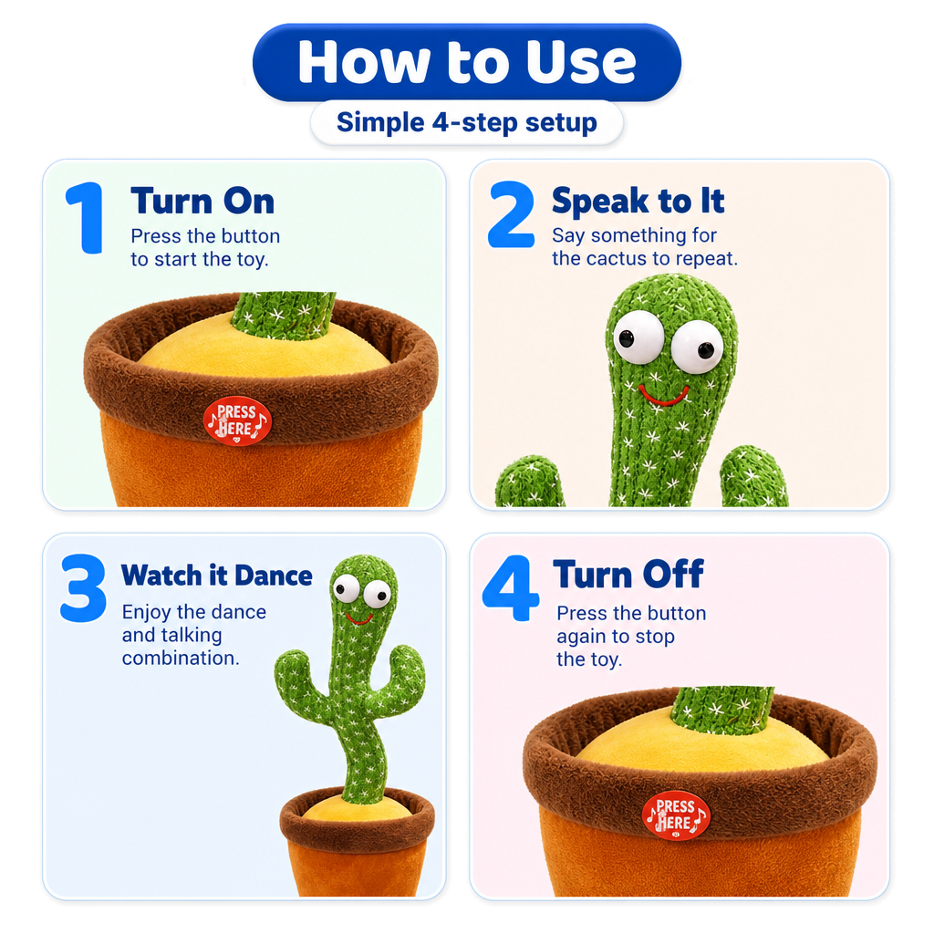 Talking Cactus Toy