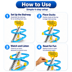 QuackTrail Musical 3 Pieces Duck Stairway Fun